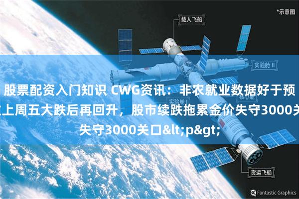 股票配资入门知识 CWG资讯：非农就业数据好于预期，美元指数上周五大跌后再回升，股市续跌拖累金价失守3000关口<p>