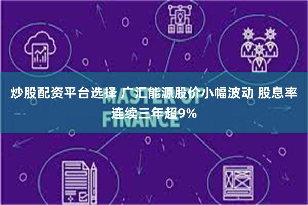 炒股配资平台选择 广汇能源股价小幅波动 股息率连续三年超9%