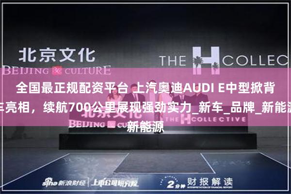 全国最正规配资平台 上汽奥迪AUDI E中型掀背车亮相，续航700公里展现强劲实力_新车_品牌_新能源